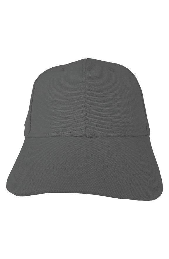 This high quality durable charcoal colored hemp baseball cap is sustainability and made for you.