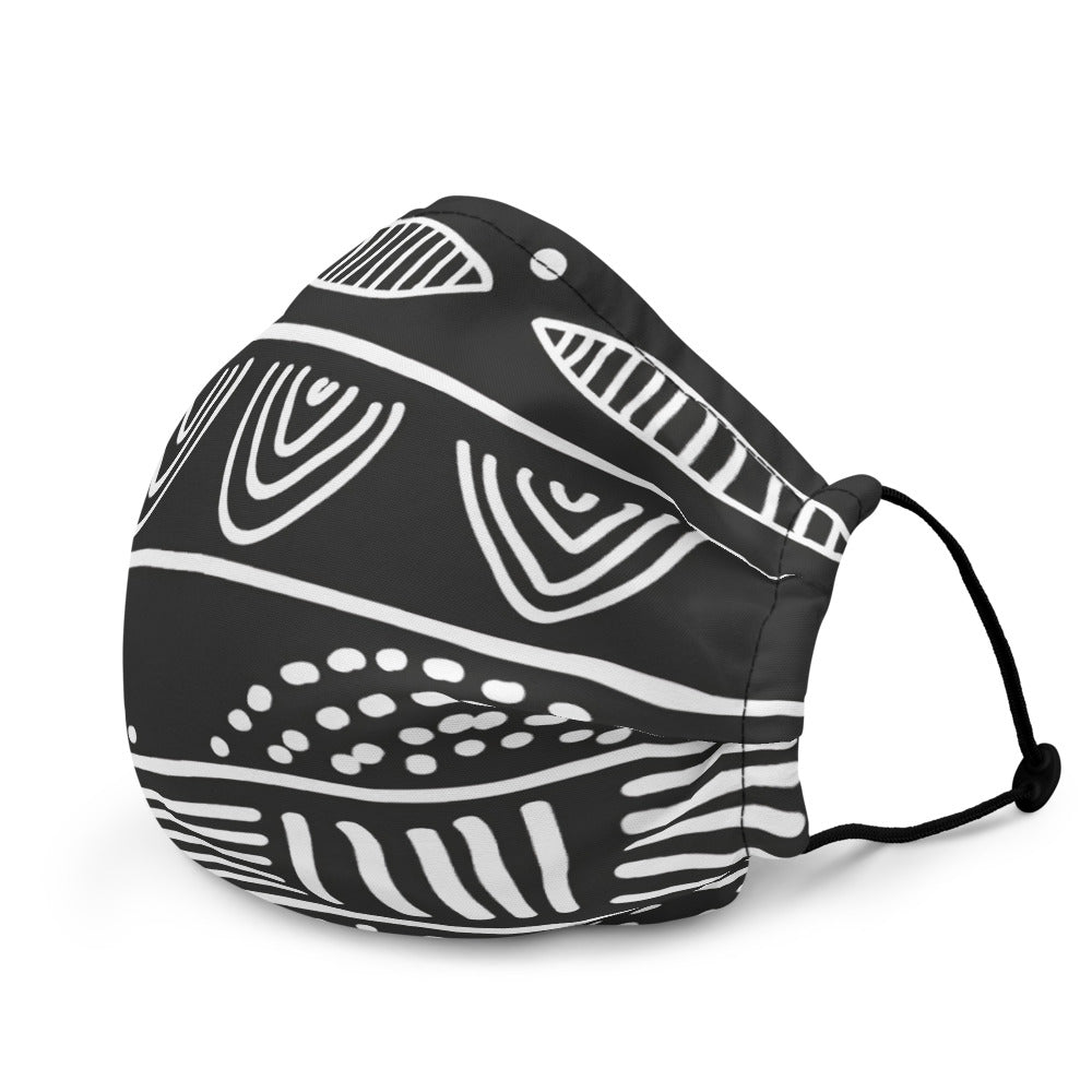 This reusable face mask will fit you nicely thanks to its adjustable nose wire and elastic bands. African Black design that will complement your style, as face masks are becoming the new trend.
