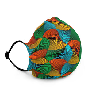 This reusable face mask will fit you nicely thanks to its adjustable nose wire and elastic bands. African Swirl design that will complement your style, as face masks are becoming the new trend.