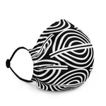 This reusable face mask will fit you nicely thanks to its adjustable nose wire and elastic bands. African Black Round Line design that will complement your style, as face masks are becoming the new trend.