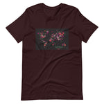 Oxblood Black The World in Bloom is inspired by hope and determination, this t-shirt represents an idea and more. It soft, lightweight, nice stretch and comfortable.
