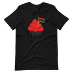 Black colored tee, This Cupcake - Red/Black/Green Flag t-shirt feels soft and lightweight, with the right amount of stretch. It's comfortable and flattering.