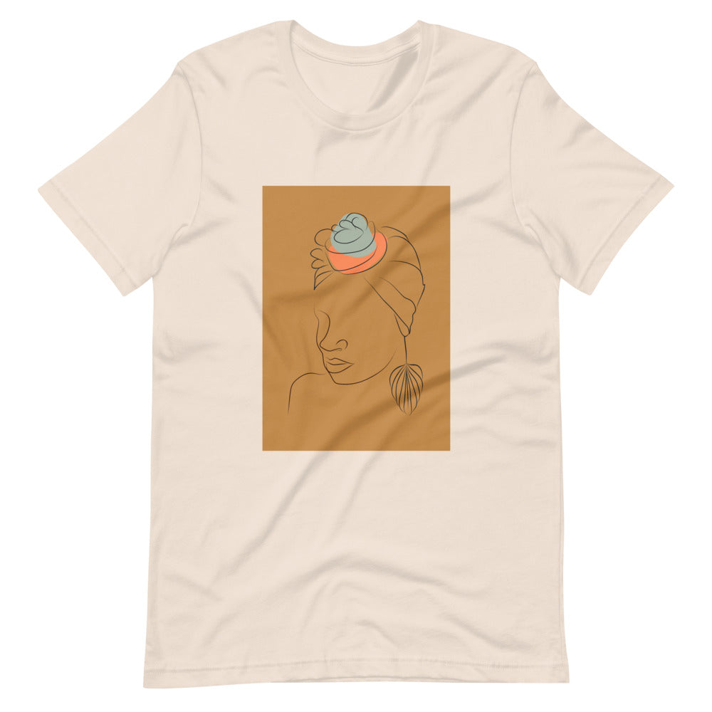 Soft Cream colored t shirt, This t-shirt message It's Real in the Moment is everything you've dreamed of and more, soft and lightweight, with a good stretch. Comfortable and flattering.