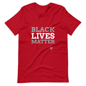 Red colored Black Lives Matter t-shirt feels soft and lightweight, with the right amount of stretch. It's comfortable and flattering for both men and women. 