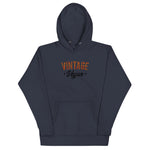 Navy Blazer colored hoodie, Vintage Vegan is softest hoodie with such a dope message, with a convenient pouch pocket and warm hood for chilly evenings.