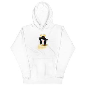White colored hoodie, Vintage Dope Diva need I say more. The softest hoodie with a cool design, with a convenient pouch pocket and warm hood for chilly evenings.