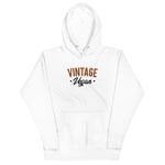 White colored hoodie, Vintage Vegan is softest hoodie with such a dope message, with a convenient pouch pocket and warm hood for chilly evenings. 