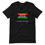 Black colored tee, Black History -The Moment The Movement, represents a rich history of a people that have endured, fought and thrived. comfortable and flattering for all genders. 
