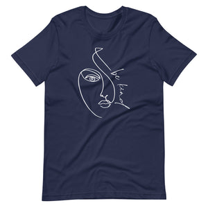 Navy colored tee, Human Be Kind is a message to wear and live by, this t-shirt is feels soft and lightweight, with the right amount of stretch. It's comfortable and flattering . 100% cotton