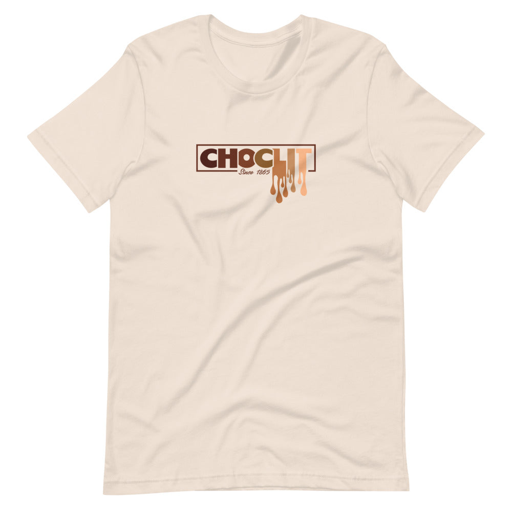 Soft Cream colored tee, CHOCLIT - This t-shirt is everything you've dreamed of and more. It feels soft and lightweight, with the right amount of stretch. It's comfortable and flattering for all genders 100% combed and ring-spun cotton